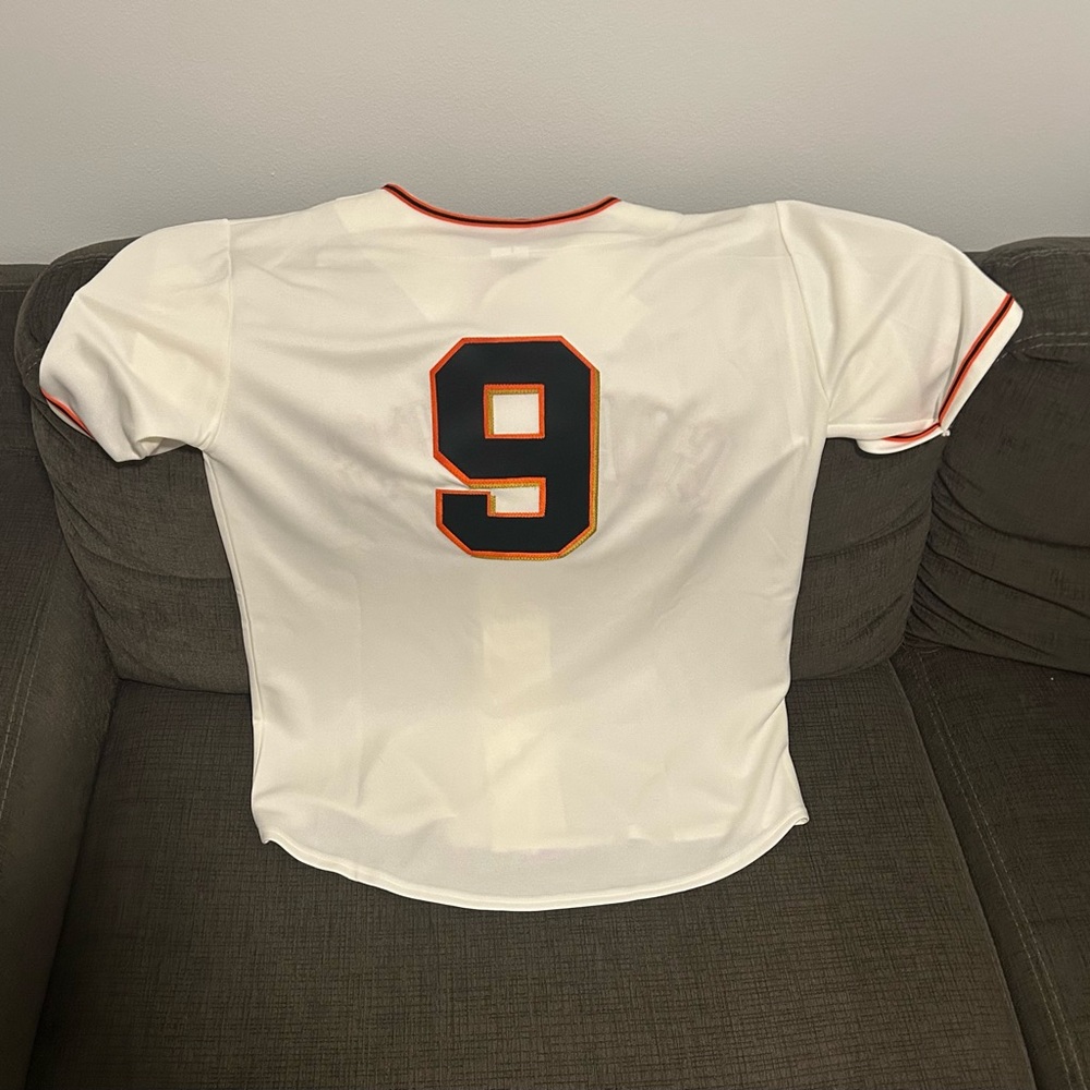 Majestic San Francisco Giants Brandon Belt 2014 World Series Jersey Men’s Sz: L - Picture 2 of 8